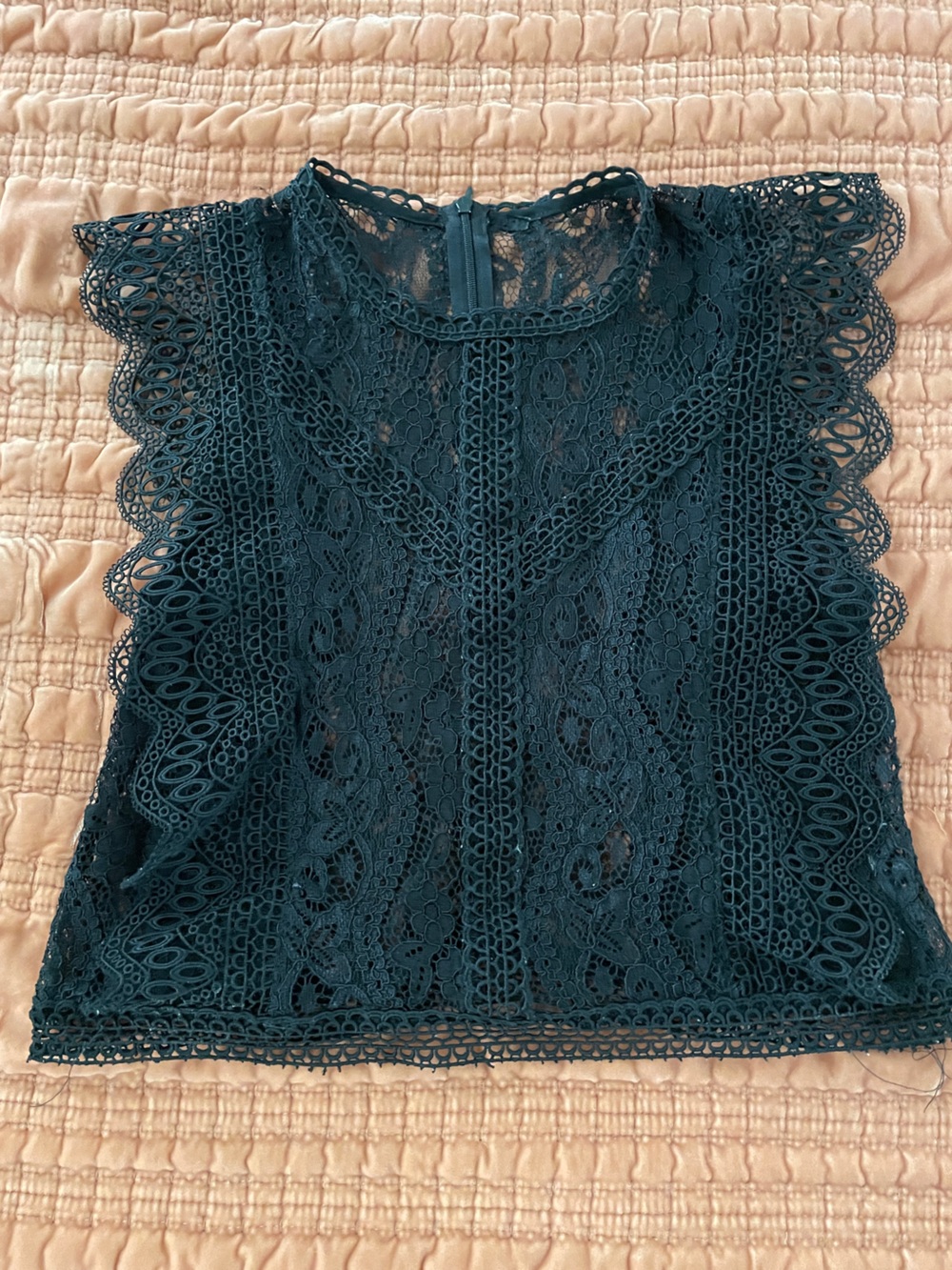 Zara Black Lace Top